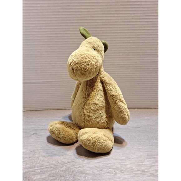 Jellycat Green Bashful Dinosaur Dino Plush Stuffed Animal Toy - Picture 1 of 6